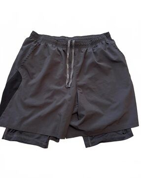 hind Men's Running Shorts with Compression Layer - Size Large